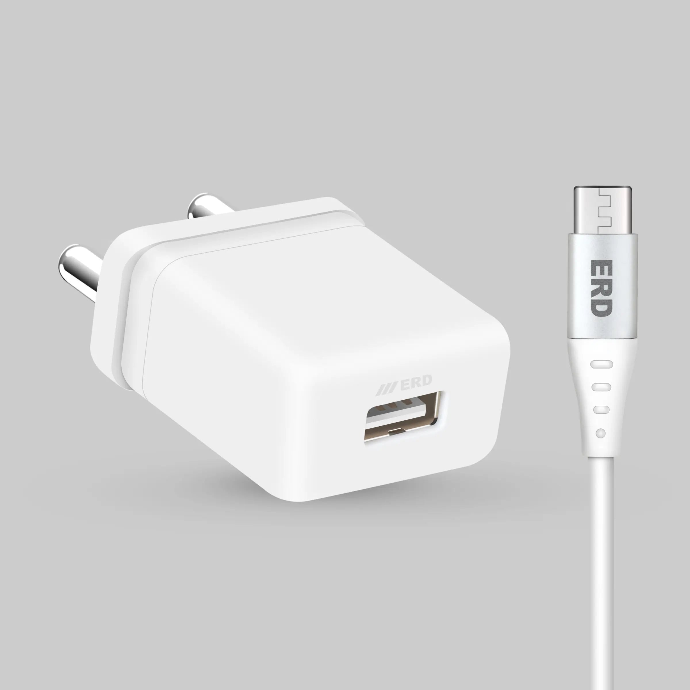 ERD TC-101 USB A Charger With Micro USB Cable 5V/1Amp (5W)
